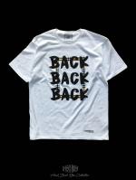 FLASHBACK18SSǿOVERSIZE CheckBOX  BACK Tee WHT