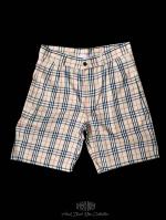 FLASHBACK18SSǿBeige Check Shorts