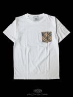 FLASHBACK18SSǿOVERSIZE Beige Check Pocket Tee