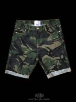  FLASHBACK18SSǿHyper Fit Remake Camo Damage Denim Shorts