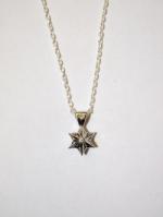 blutenblatt ͽ7پʡHexagram Corona Amulet Necklace-SILVER-