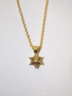 blutenblatt ͽ7پʡ Hexagram Corona Amulet Necklace-GOLD-