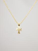 blutenblattͽ7پʡCross Amulet Necklace-GOLD-