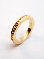 blutenblattͽ7پʡStuds Spacer Ring-GOLD-