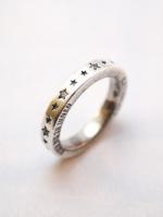 blutenblattͽ7پʡZirconia Star Spacer Ring-SILVER-