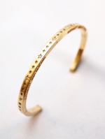 blutenblattͽ7پʡZirconia Star Bangle-GOLD-