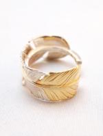 blutenblattͽ7پʡAuthentic Feather Ring-SILVERGOLD-