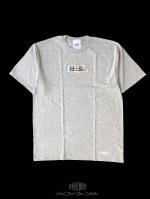 FLASHBACK18SSǿBeigeCheckBox Tee GRY