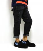 blutenblatt ͽ10پʡDenim Baker Cargo Pnats/ǥ˥٥ѥ-BLACK-