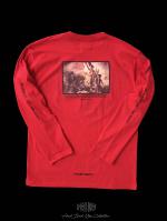 FLASHBACK18FWǿOldPick BackPrint Long Tee RED