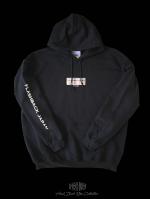 FLASHBACK18FWǿRemake BeigeCheck Box Hoodie BLK