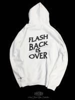 FLASHBACKChampionOVERSIZE FLASHBACK is OVER Hoodie WHT