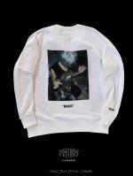 FLASHBACK19SSǿLady BackPhoto Sweat WHT