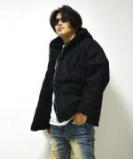 ͽ2پʡReversible Hooded Blouson/С֥աǥåɥ֥륾/BLAC