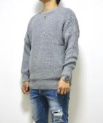 ͽ2پʡDrop Sholder Knit Sweater/ɥåץ˥åȥ/GR