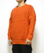 【先行予約2月入荷商品】Drop Sholder Knit Sweater/ドロップショルダーニットセーター/ORAN