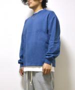 ͽ3پʡ Fake Layerd Sweat Trainer/ե쥤䡼ɥåȥȥ졼ʡ/BLUE