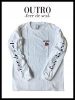 OUTRO-feer de seal- Smoking Lip Long Sleeve Tee WHT