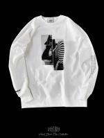 FLASHBACK19SSǿOVERSIZE Border Lady Photo Sweat