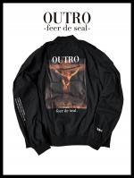 OUTRO-feer de seal-  FLASHBACKܥ졼Oversize Backgraphic MA-1 BLK