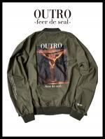 OUTRO-feer de seal- FLASHBACKܥ졼Oversize Backgraphic MA-1 KHA