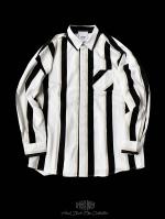 FLASHBACK19SSǿOVERSIZE Stripe shirt BEI