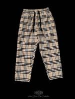 FLASHBACK19SSǿBeige check Wide Pants