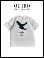  OUTRO-feer de seal- Back Eagle Essential Tee WHT