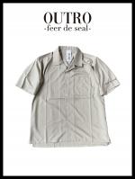 OUTRO-feer de seal- Open coller hyperfit shirt BEI