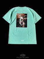 ڡFLASHBACK19SSǿOVERSIZE ''BACK'' Retro PHOTO Tee MINT