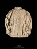 FLASHBACK19SSǿOversize Stretch Linen shirt BEG