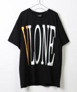 VLONE LOGO SHORT SLEEVE TEE BLKYEL