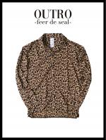 OUTRO-feer de seal- Leopard Long Sleeve Summer Shirt