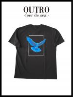 OUTRO-feer de seal- Back Eagle Logo Tee BLK