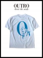 OUTRO-feer de seal- Basic Logo Tee WHTSAX