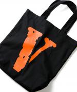 VLONE TOTE BAG BLKORANGE