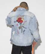 LEGENDA Graffiti Rose Embroidery 롼륨åȥǥ˥ॸ㥱å