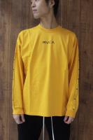 RVCA  INT HAZ LS TEE 󥰥꡼֣ԥ YEL