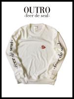 OUTRO-feer de seal- Smoking Lip Sweat shirt WHT