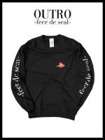 OUTRO-feer de seal- Smoking Lip Sweat shirt BLK