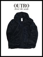 OUTRO19AWOUTRO-feer de seal- Soft Boa Hoodie NAY