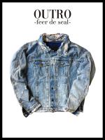 OUTRO19AWOUTRO-feer de seal- Heard Damage Reversible Denim JKT