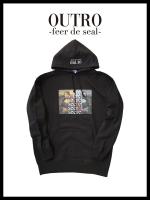 OUTRO19AWOUTRO-feer de seal- Secret Face Hoodie BLK