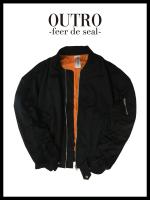 OUTRO19AWOUTRO-feer de seal- Standard Bombar MA-1 JKT BLK