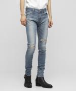 VANQUISH Used Wash Power Stretch Kneedle Skinny Denim pants