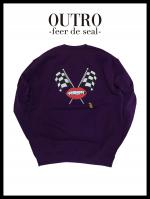 OUTRO-feer de seal- Lip Flag Sweat PUR