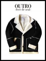 OUTRO-feer de seal- Soft Mouton Boa JKT BLK