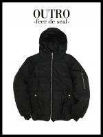 OUTRO-feer de seal- Basic Puffer JKT BLK