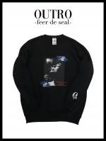 OUTRO-feer de seal- Rose Lady Sweat shirt BLK