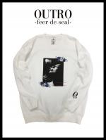 OUTRO-feer de seal- Rose Lady Sweat shirt WHT